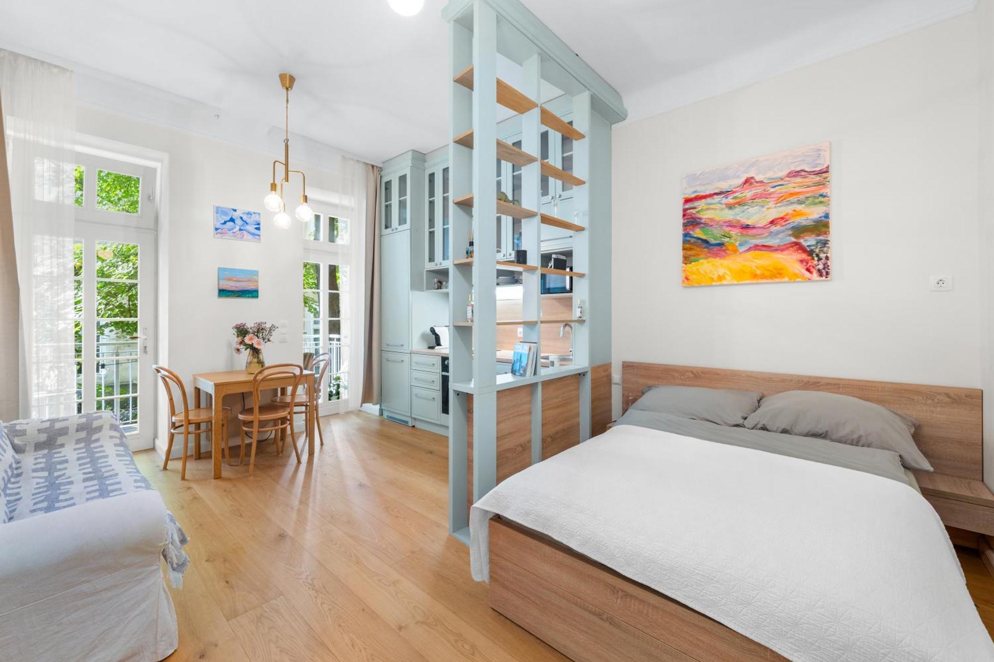 Central Vienna Apartment With Garden View Buitenkant foto